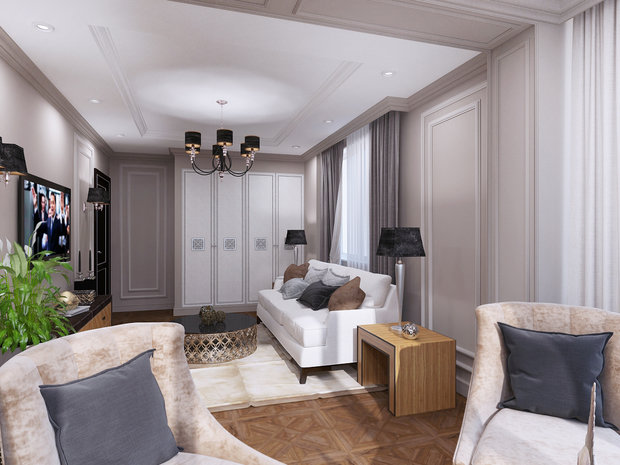 Фото из портфолио Гостиная "Vitta-Group" – фотографии дизайна интерьеров на INMYROOM