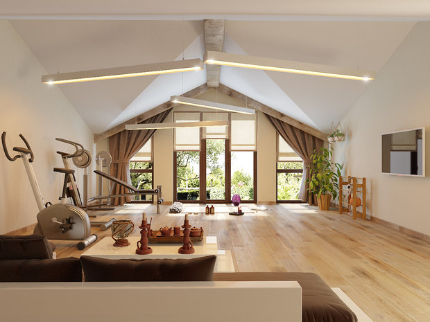 Фото из портфолио Коттедж в современном стиле в Подмосковье – фотографии дизайна интерьеров на INMYROOM