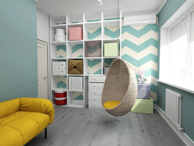 Фотография: Декор в стиле Скандинавский, Квартира, Белый, Проект недели, Синий – фото на INMYROOM