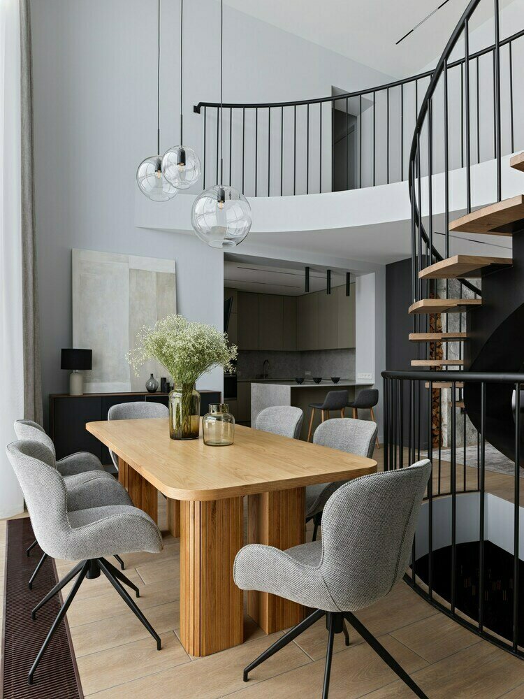 Фотография: Кухня и столовая в стиле Современный, Минимализм, Дом, Проект дня, Дом и дача, Ленинградская область, 4 и больше, Более 90 метров, Анара Беркалиева – фото на INMYROOM Фотография: Кухня и столовая в стиле Современный, Минимализм, Дом, Проект дня, Дом и дача, Ленинградская область, 4 и больше, Более 90 метров, Анара Беркалиева – фото на INMYROOM