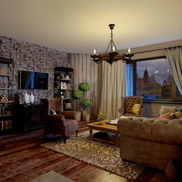 Фото из портфолио Гатчинское настроение – фотографии дизайна интерьеров на INMYROOM