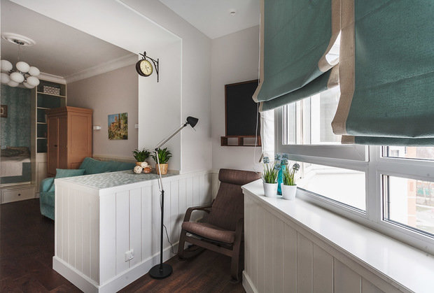 Фотография: Балкон в стиле Современный, Квартира, Проект недели, Москва, Марина Саркисян, Сергей Красюк, новостройка, 4 и больше, Более 90 метров – фото на INMYROOM