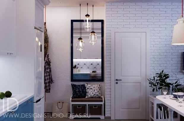 Фото из портфолио МОРСКАЯ РОМАНТИКА В ЛАСПИ, 52 М² – фотографии дизайна интерьеров на INMYROOM