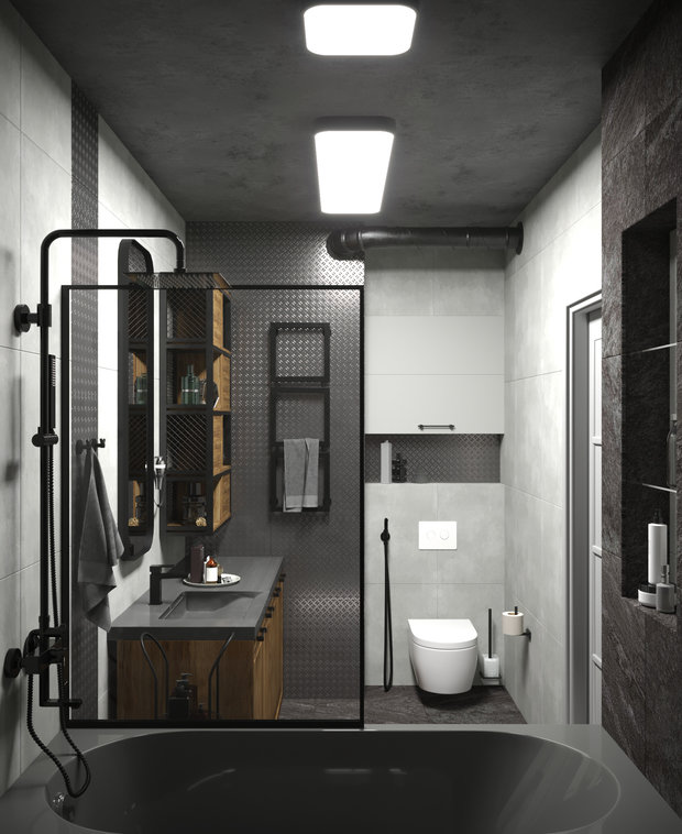 Фото из портфолио Лофт в Yes Residence – фотографии дизайна интерьеров на INMYROOM