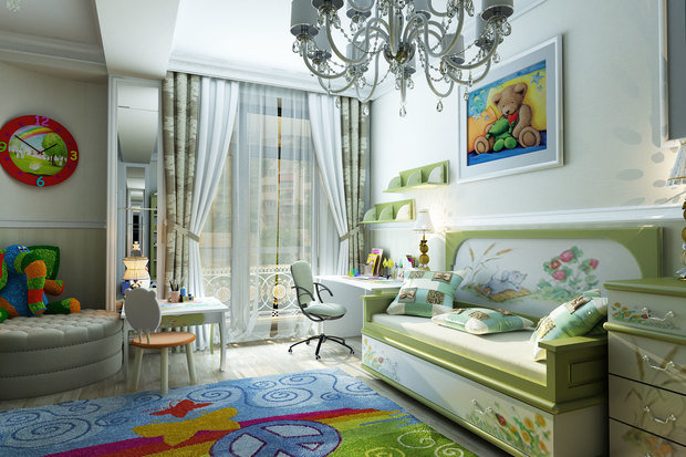 Фото из портфолио Детская "Лесная сказка" – фотографии дизайна интерьеров на INMYROOM