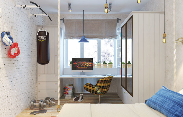 Фото из портфолио Трехкомнатная квартира для семьи из четырех человек – фотографии дизайна интерьеров на INMYROOM