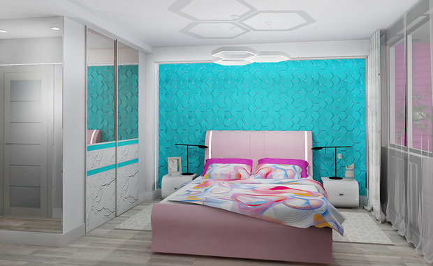 Фото из портфолио Проект квартиры П 44 "Акценты" – фотографии дизайна интерьеров на INMYROOM