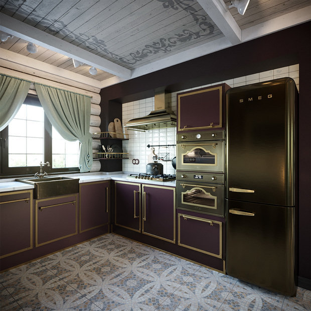 Фотография: Кухня и столовая в стиле Прованс и Кантри, Дом, Проект недели, Дом и дача, Ирина Васильева, 4 и больше, Более 90 метров, Егорьевск – фото на INMYROOM