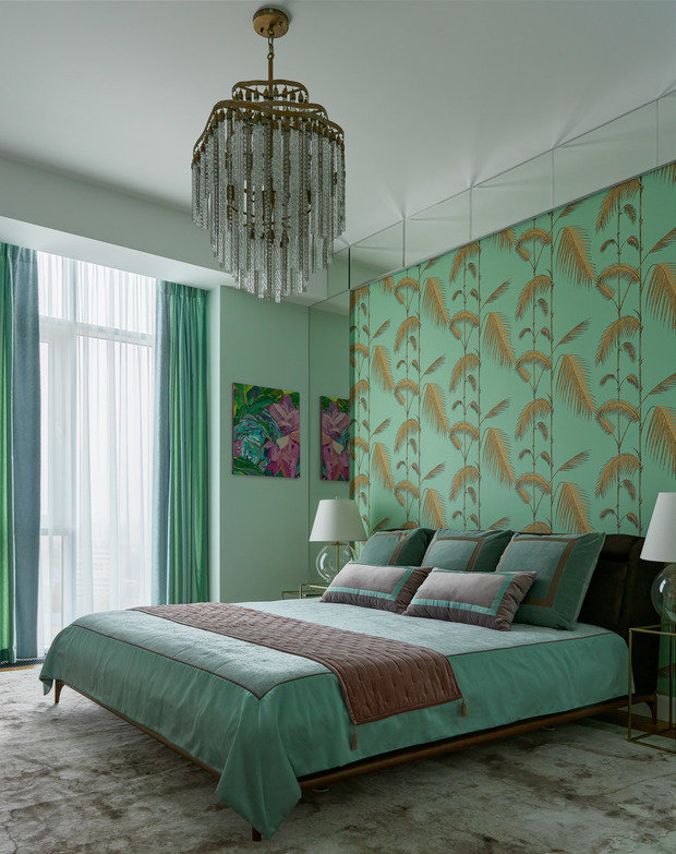 Фотография: Спальня в стиле Современный, Проект недели, Москва, Анастасия Муравьева, 4 и больше, Более 90 метров, #эксклюзивныепроекты – фото на INMYROOM