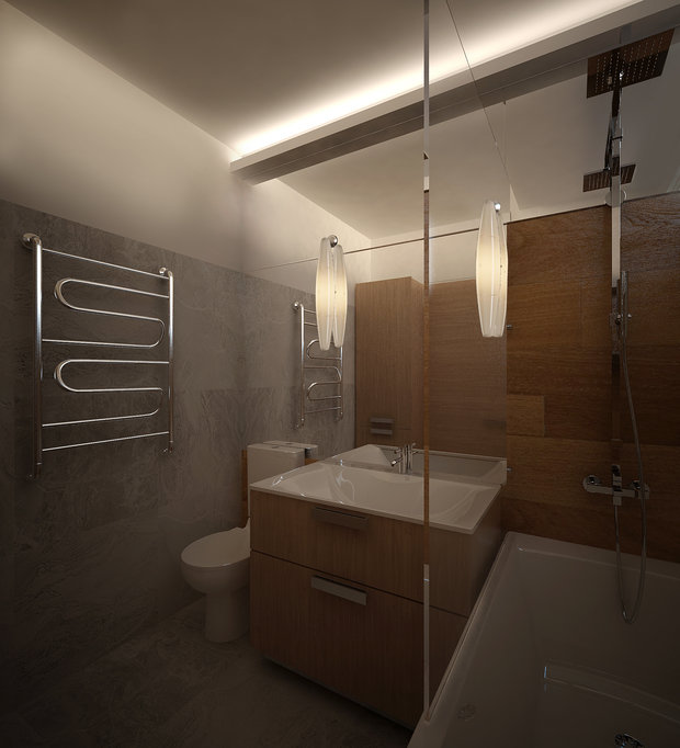 Фото из портфолио Квартира для девушки – фотографии дизайна интерьеров на INMYROOM