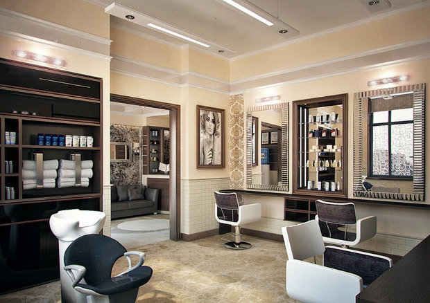 Фото из портфолио Яркий декор в интерьере салона красоты – фотографии дизайна интерьеров на INMYROOM