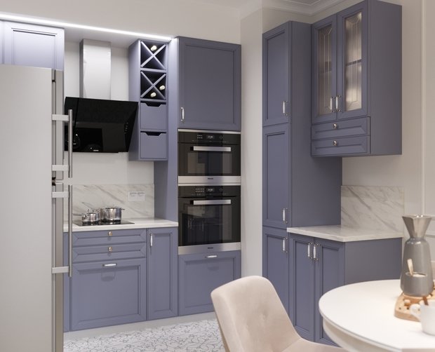 Фотография: Кухня и столовая в стиле Классический, Современный, Прихожая, Квартира, Проект недели, Санкт-Петербург, 1 комната, 40-60 метров – фото на INMYROOM