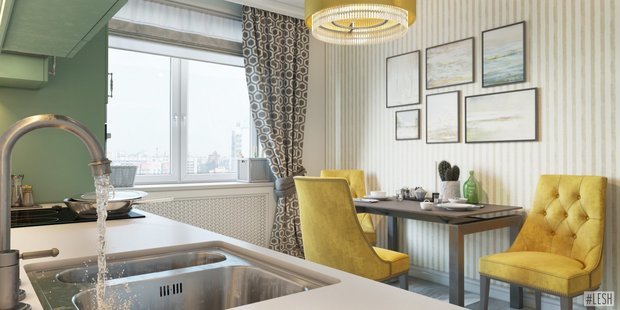 Фото из портфолио TRIBYTSA - 110M – фотографии дизайна интерьеров на INMYROOM