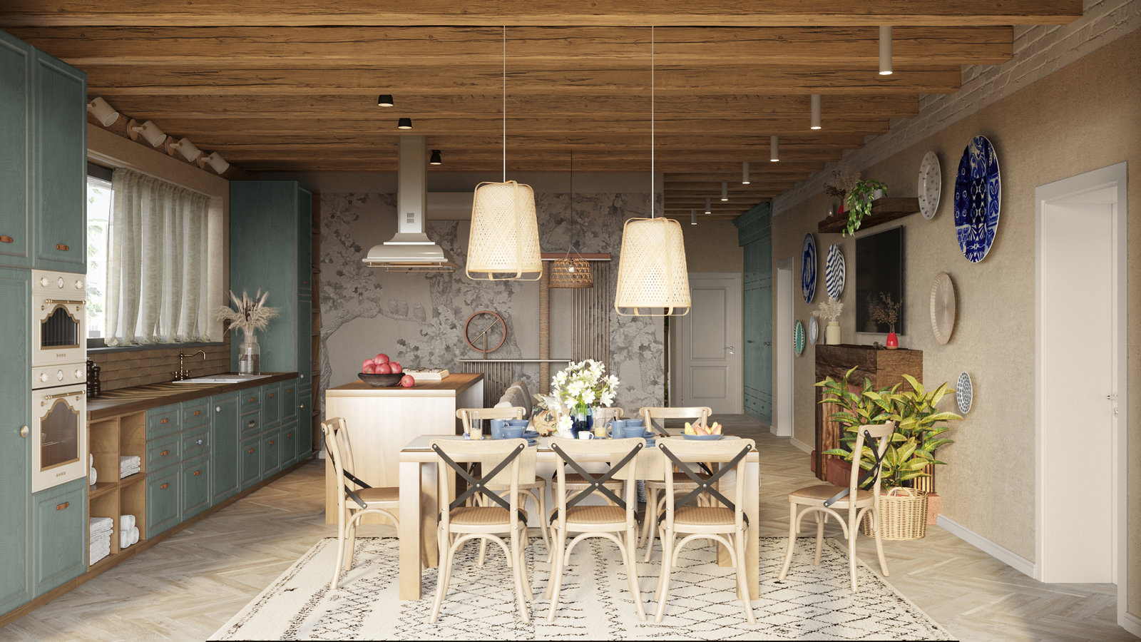 Фотография: Кухня и столовая в стиле Прованс и Кантри, Дом, Проект дня, Дом и дача, 3 комнаты, Более 90 метров, Астраханская область, Николай Рогожников, Антон Сорокин – фото на INMYROOM Фотография: Кухня и столовая в стиле Прованс и Кантри, Дом, Проект дня, Дом и дача, 3 комнаты, Более 90 метров, Астраханская область, Николай Рогожников, Антон Сорокин – фото на INMYROOM