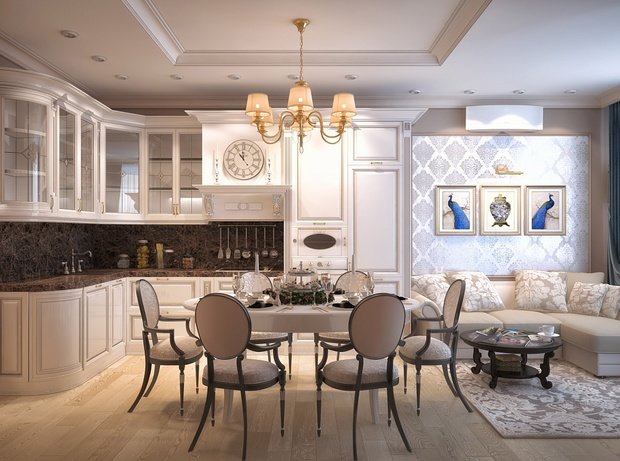 Фото из портфолио Улица Малыгина, 82 м2 – фотографии дизайна интерьеров на INMYROOM