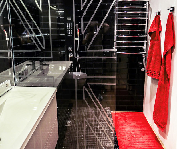 Фотография: Ванная в стиле Лофт, Современный, Квартира, Дома и квартиры, IKEA, Минимализм, Проект дня – фото на INMYROOM