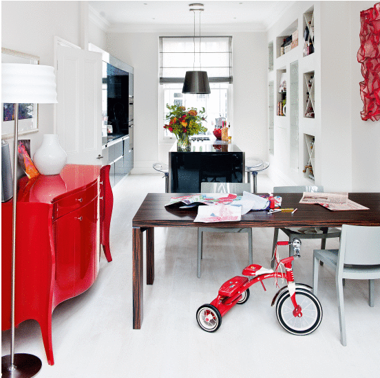 Фотография: Кухня и столовая в стиле Скандинавский, Современный, Интерьер комнат, Цвет в интерьере, Белый – фото на INMYROOM