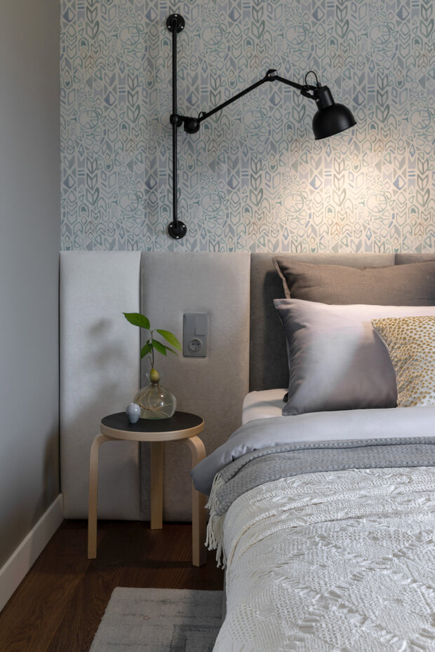 Фотография: Спальня в стиле Современный, Дом, Проект дня, Дом и дача, Ленинградская область, 4 и больше, Более 90 метров, Светлана Куксова, минимализм с элементами современного дизайна – фото на INMYROOM