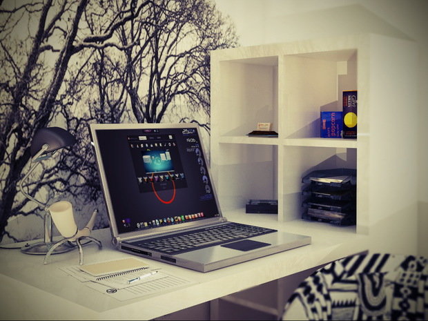 Фотография: Офис в стиле Скандинавский, Малогабаритная квартира, Квартира, Дома и квартиры, IKEA, Ремонт, П-111М – фото на INMYROOM