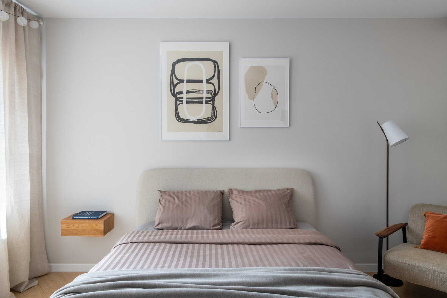 Фотография: в стиле , Современный, Квартира, Проект недели, Москва, Хрущевка, Кирпичный дом, 2 комнаты, 40-60 метров, Любовь Пивоварова – фото на INMYROOM