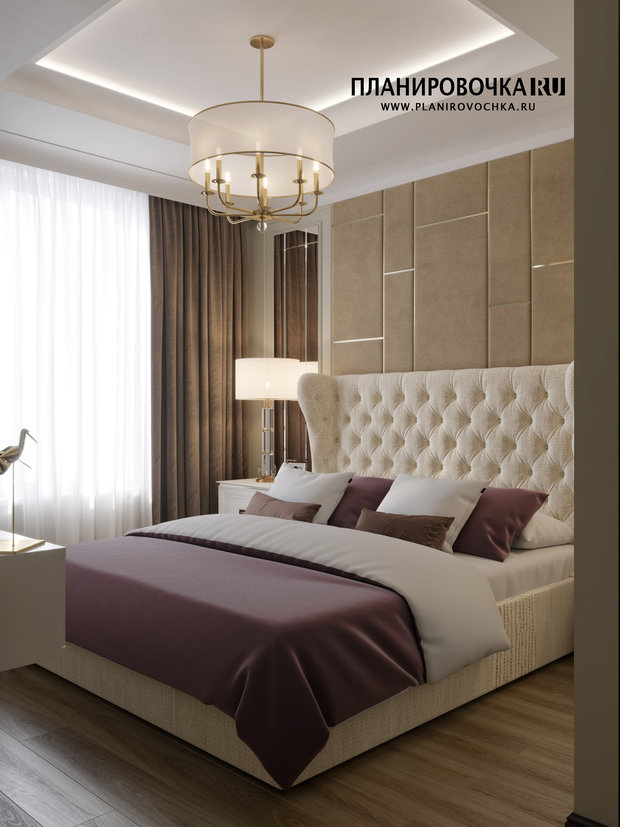 Фото из портфолио ЖК "Ясный", Спальня 12,6 м2 – фотографии дизайна интерьеров на INMYROOM
