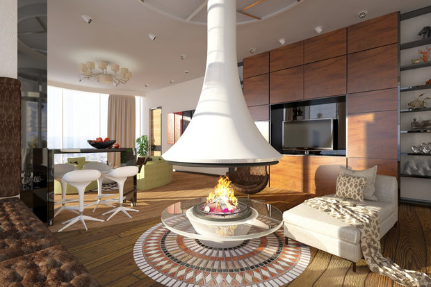 Фото из портфолио Пентхаус двухуровневый – фотографии дизайна интерьеров на INMYROOM