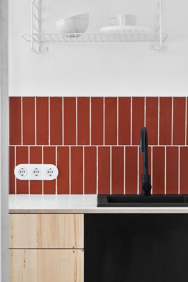 Фотография: Кухня и столовая в стиле Минимализм, Лофт, Малогабаритная квартира, Квартира, Студия, Проект дня, Калининград, до 40 метров, Line Design Studio – фото на INMYROOM