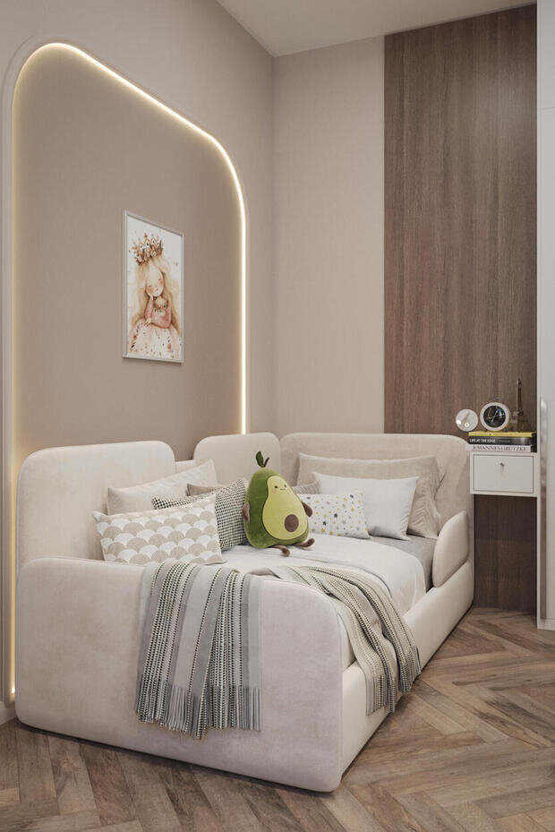 Фото из портфолио Дизайн-проект квартиры в ЖК «17/33 Петровский остров» в стиле современной и французской классики – фотографии дизайна интерьеров на INMYROOM