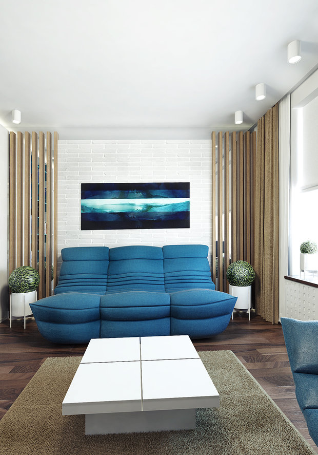 Фотография: Гостиная в стиле Лофт, Современный – фото на INMYROOM