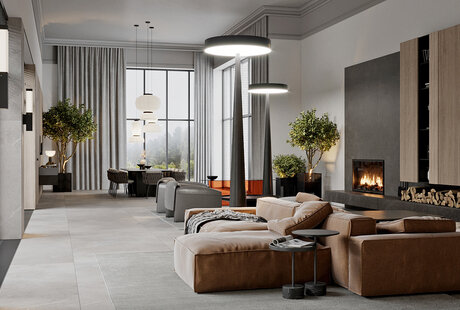 "Patio House 725 м кв" Гостиная