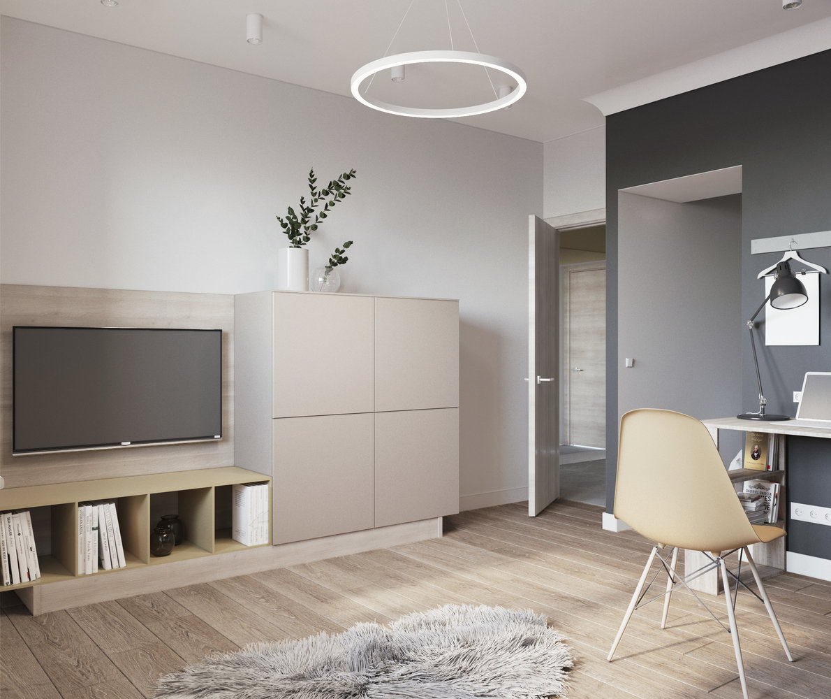 Фотография: Гостиная в стиле Современный, Скандинавский, Малогабаритная квартира, Квартира, Проект недели, Москва, Кирпичный дом, 1 комната, до 40 метров, Rerooms.ru – фото на INMYROOM Фотография: Гостиная в стиле Современный, Скандинавский, Малогабаритная квартира, Квартира, Проект недели, Москва, Кирпичный дом, 1 комната, до 40 метров, Rerooms.ru – фото на INMYROOM