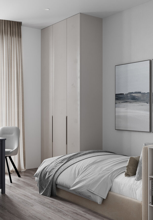 Фото из портфолио Квартира в ЖК «ENITEO», 62 м² – фотографии дизайна интерьеров на INMYROOM