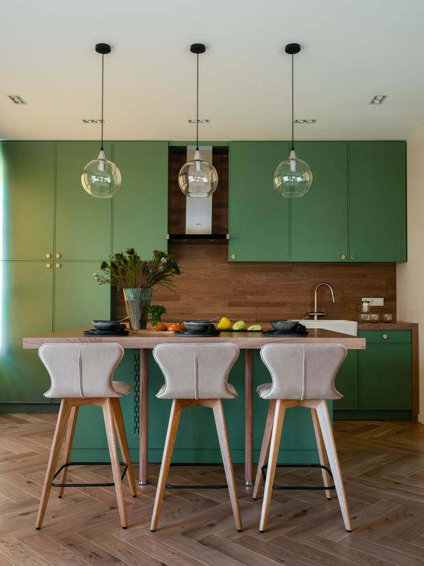 Фото из портфолио Ботанический сад  101 м2 – фотографии дизайна интерьеров на INMYROOM