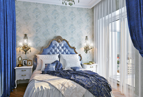 Классика с синими акцентами