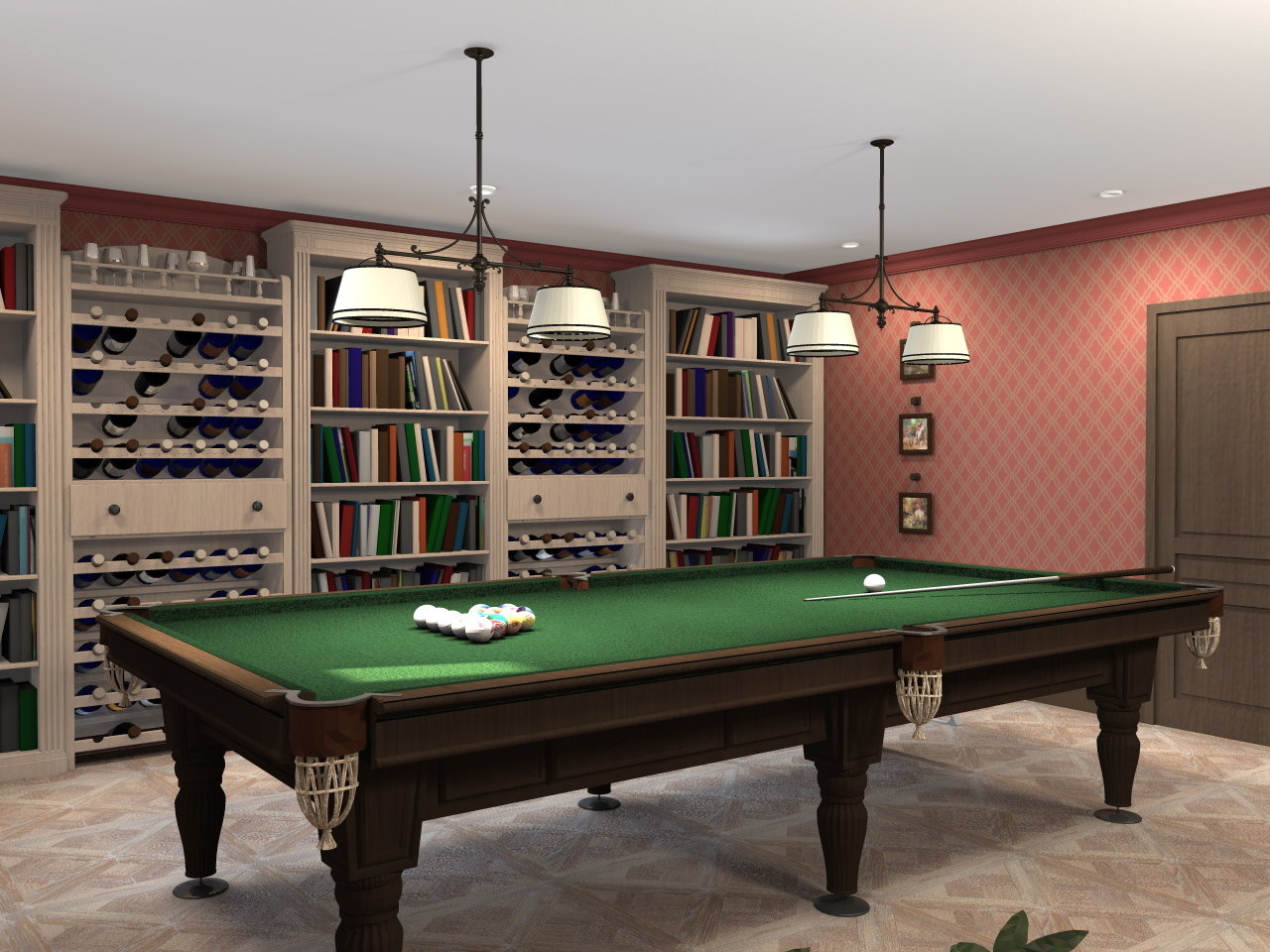 Фото из портфолио Бильярдная "Английский стиль" – фотографии дизайна интерьеров на INMYROOM Фото из портфолио Бильярдная "Английский стиль" – фотографии дизайна интерьеров на INMYROOM