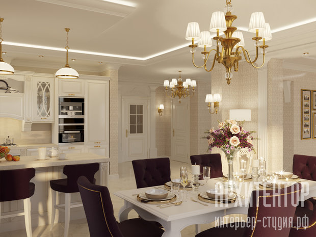 Фото из портфолио Загородный дом, 250 м2 – фотографии дизайна интерьеров на INMYROOM