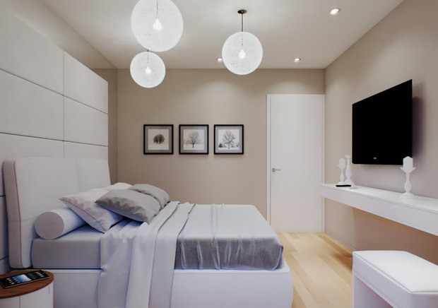 Фотография: Спальня в стиле Минимализм – фото на INMYROOM