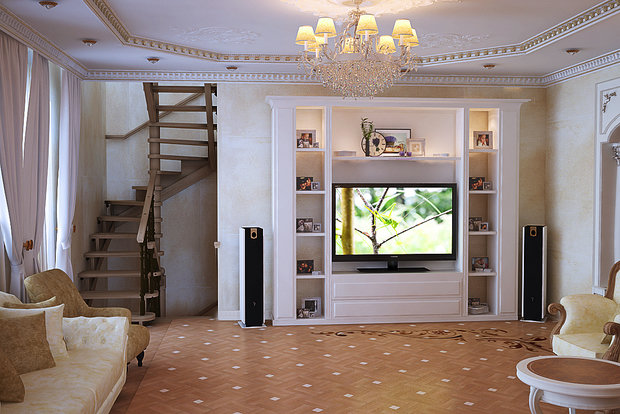Фото из портфолио Дом, г.Москва, 600м – фотографии дизайна интерьеров на INMYROOM
