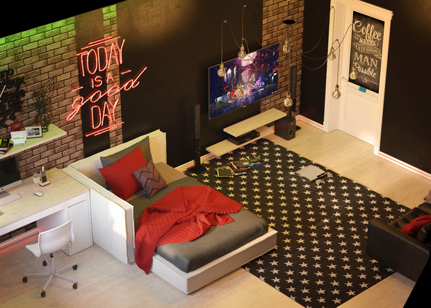 Фото из портфолио Комната подростка – фотографии дизайна интерьеров на INMYROOM