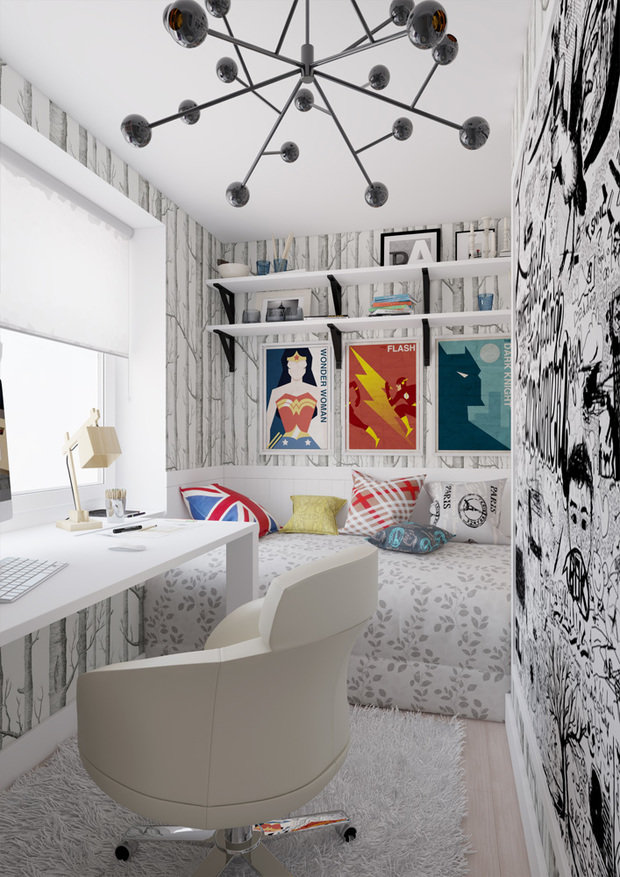 Фотография: Спальня в стиле Современный, Квартира, BoConcept, Дома и квартиры, Проект недели – фото на INMYROOM