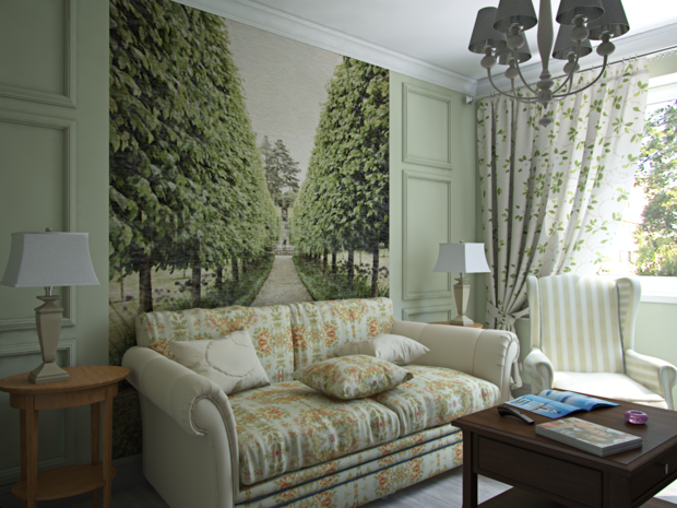 Фотография: Гостиная в стиле Прованс и Кантри – фото на INMYROOM