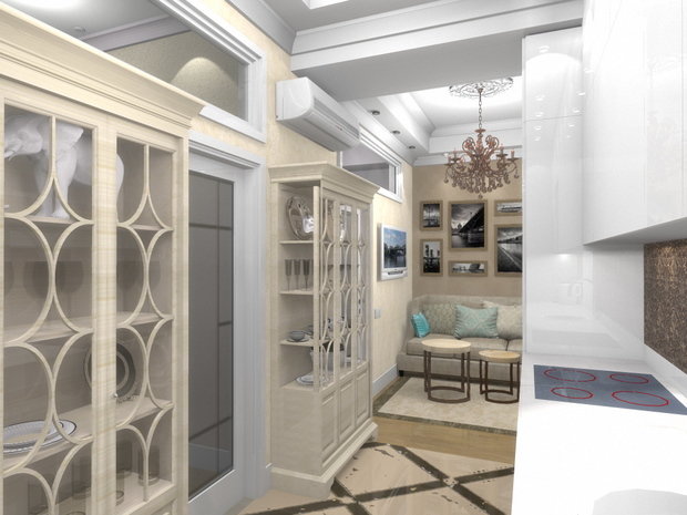 Фото из портфолио Квартира на Кутузовском – фотографии дизайна интерьеров на INMYROOM