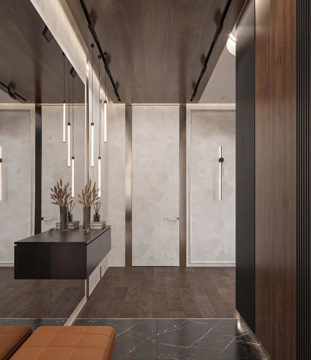 Фото из портфолио Современный стиль в квартире на 4-ой Советской - 166 кв. метров – фотографии дизайна интерьеров на INMYROOM