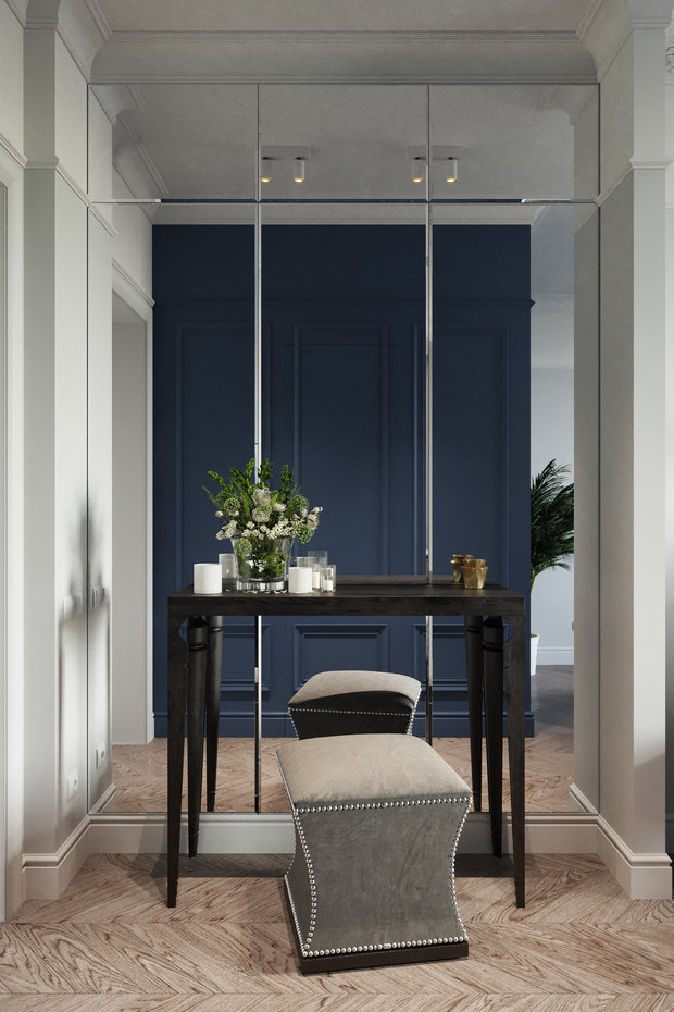 Фотография: Прихожая в стиле Классический, Современный, Квартира, Проект недели, Москва, Светлана Старцева, Сталинка, 3 комнаты, 60-90 метров – фото на INMYROOM