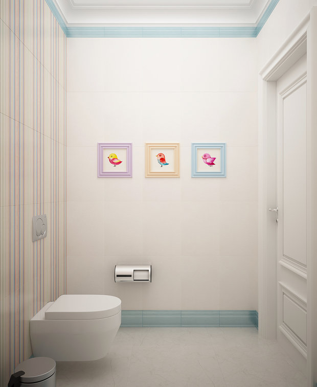 Фото из портфолио Санузел для детей – фотографии дизайна интерьеров на INMYROOM