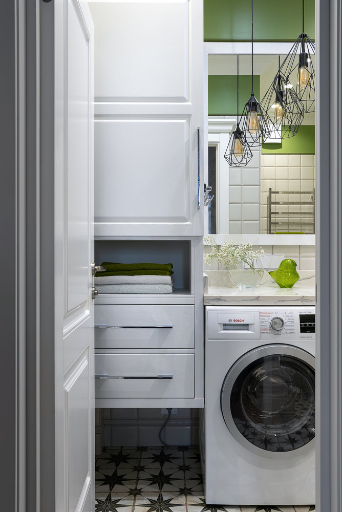 Фотография: Ванная в стиле Современный, Классический, Квартира, Проект недели, 3 комнаты, 60-90 метров, Владивосток, Елена Теплова – фото на INMYROOM Фотография: Ванная в стиле Современный, Классический, Квартира, Проект недели, 3 комнаты, 60-90 метров, Владивосток, Елена Теплова – фото на INMYROOM