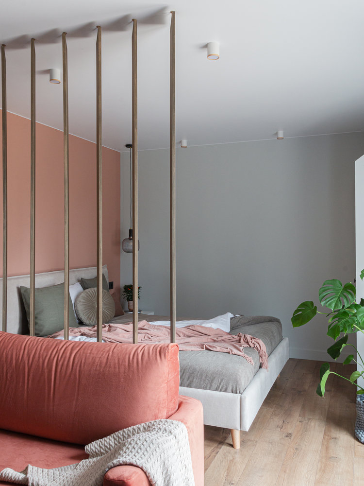 Фотография: Спальня в стиле Современный, Квартира, Студия, Проект дня, Минск, до 40 метров, Екатерина Никонович – фото на INMYROOM Фотография: Спальня в стиле Современный, Квартира, Студия, Проект дня, Минск, до 40 метров, Екатерина Никонович – фото на INMYROOM