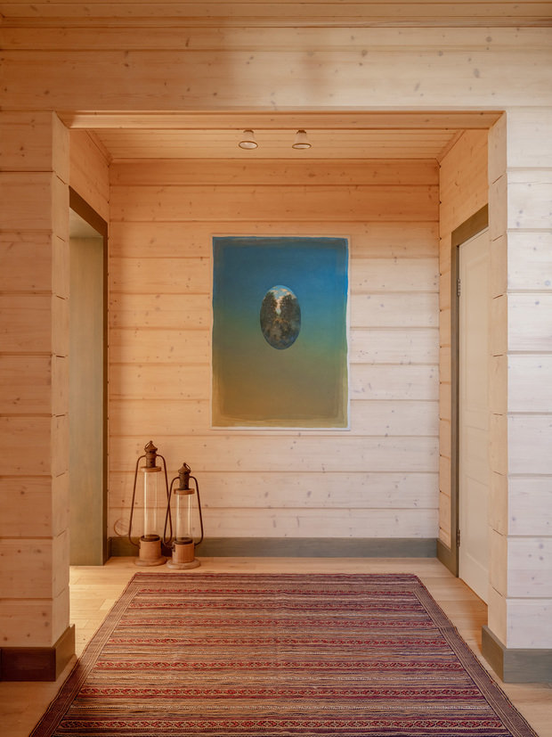 Фотография: Прихожая в стиле Прованс и Кантри, Дом, Проект недели, Дача, Дом и дача, Московская область, 4 и больше, Более 90 метров, Анна Морозова, Aminteriors, Талеж, Константин Доронченков – фото на INMYROOM