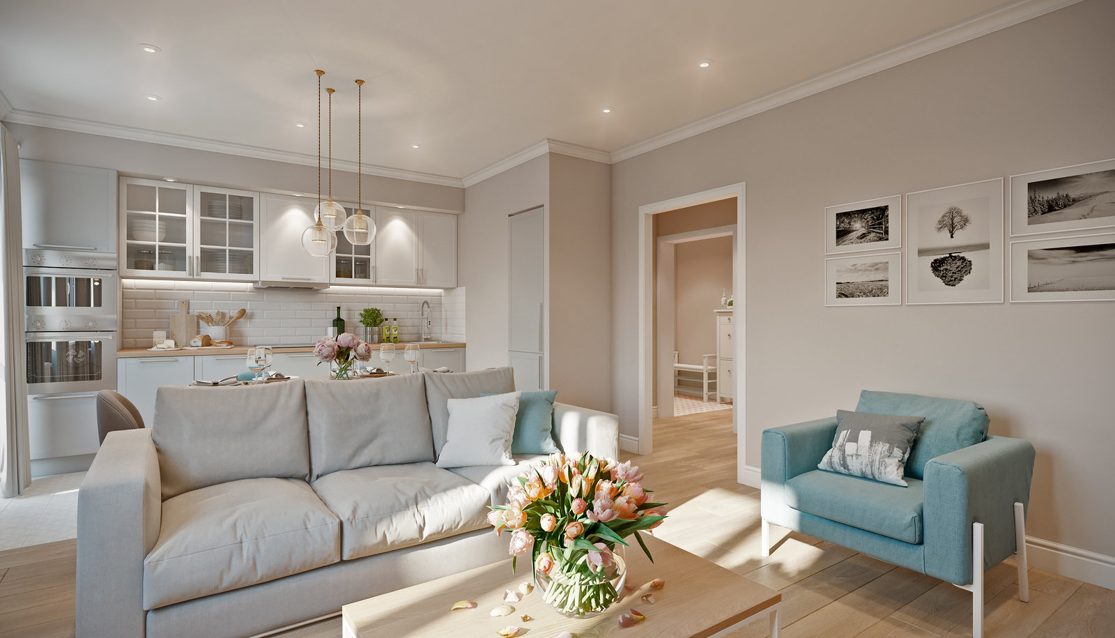 Фотография: Гостиная в стиле Современный, Квартира, Проект недели, Co:Interior, Монолитный дом, 2 комнаты, 60-90 метров, Южно-Сахалинск – фото на INMYROOM Фотография: Гостиная в стиле Современный, Квартира, Проект недели, Co:Interior, Монолитный дом, 2 комнаты, 60-90 метров, Южно-Сахалинск – фото на INMYROOM