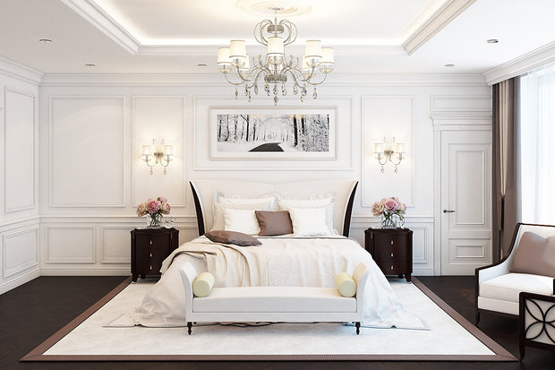 Фото из портфолио Светлая классика – фотографии дизайна интерьеров на INMYROOM